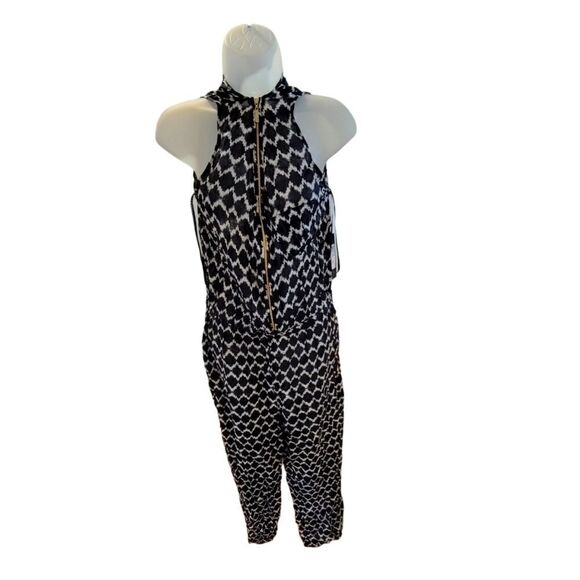 New Ivanka Trump Black/White Jumpsuit - Picture 1 of 5